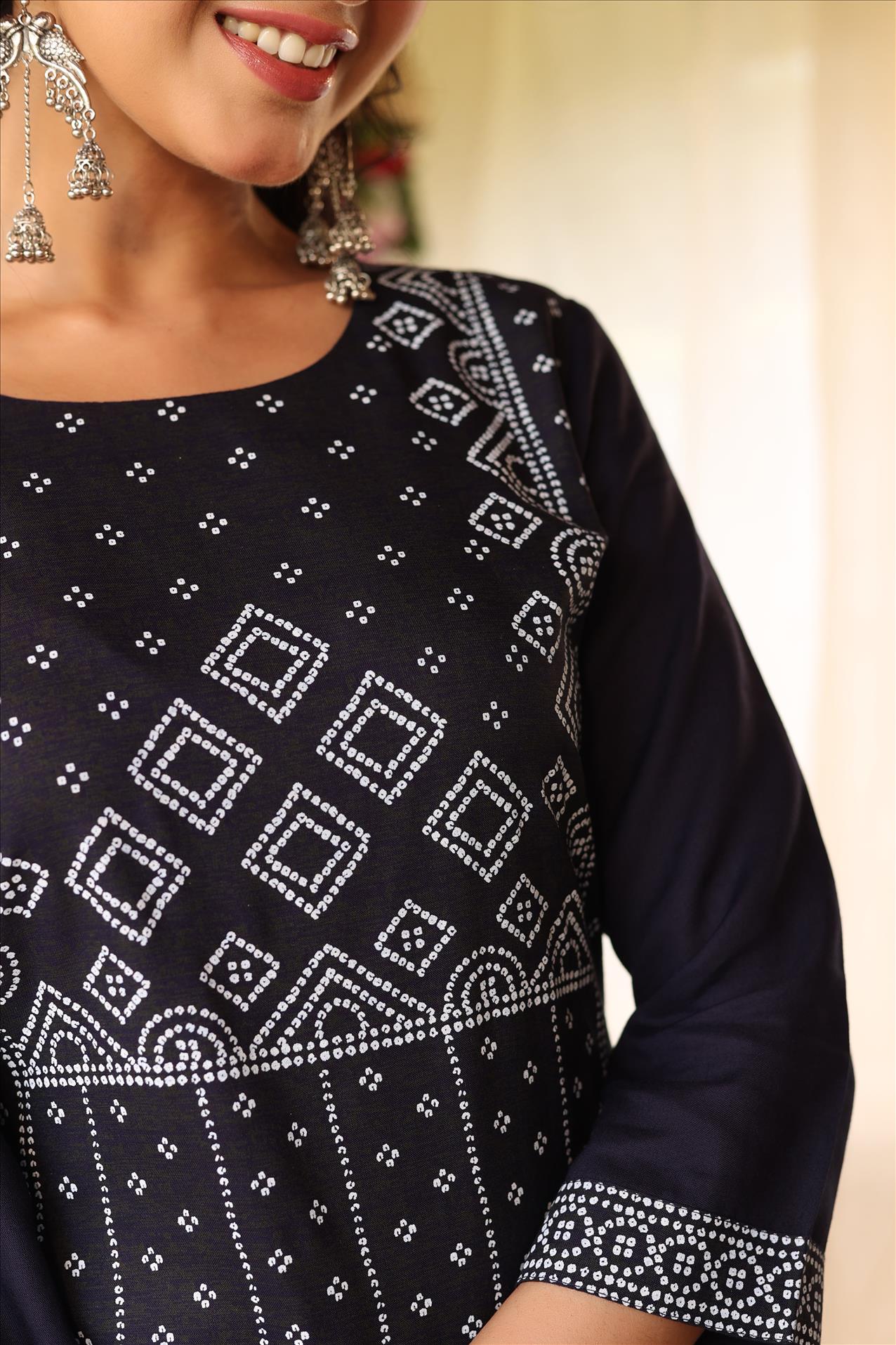 Wine Bandhani Gota Patti with Sharara Dress Cotton Suit – Pop the Label